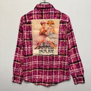 NWT Angry Minnow Men Long Sleeve Button Flannel Shirt Top Size Small D102 -9
